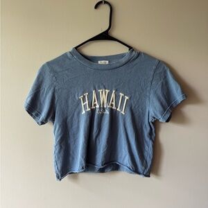 PacSun Blue Hawaii Crop Top